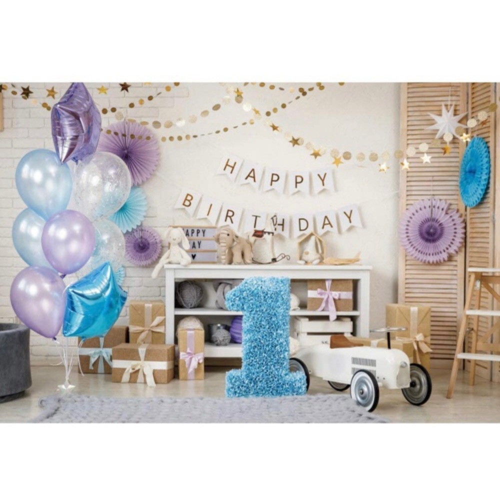 New 1st Birthday Cake Smash Background 5x3ft